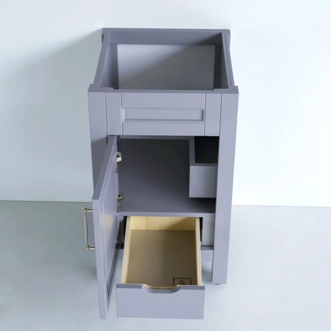 18 Inch Gray Selena Bathroom Vanity - Image 7