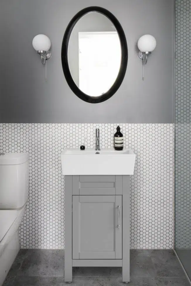 18 Inch Gray Selena Bathroom Vanity - Image 4