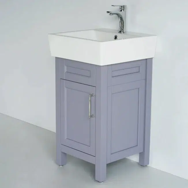 18 Inch Gray Selena Bathroom Vanity - Image 3