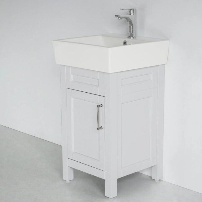 18 Inch White Selena Bathroom Vanity - Image 12