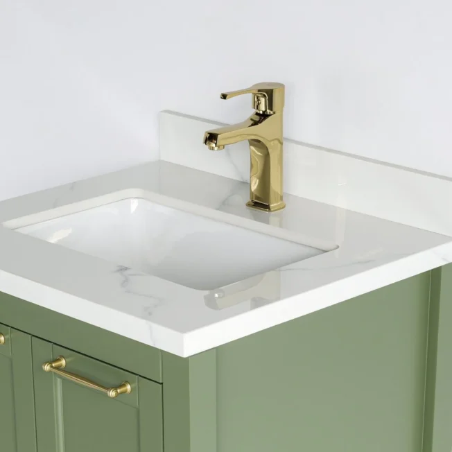 24 Inch Green Selena Bathroom Vanity - Image 6