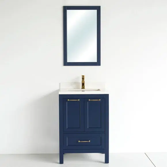 24-Inch Navy Blue Selena Bathroom Vanity