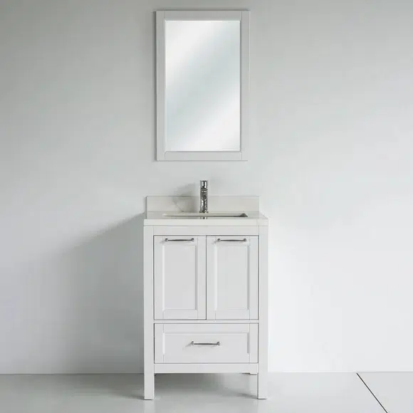 24-Inch White Selena Bathroom Vanity