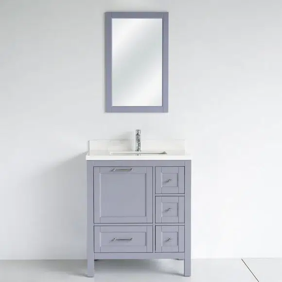 30-Inch Gray Selena Bathroom Vanity