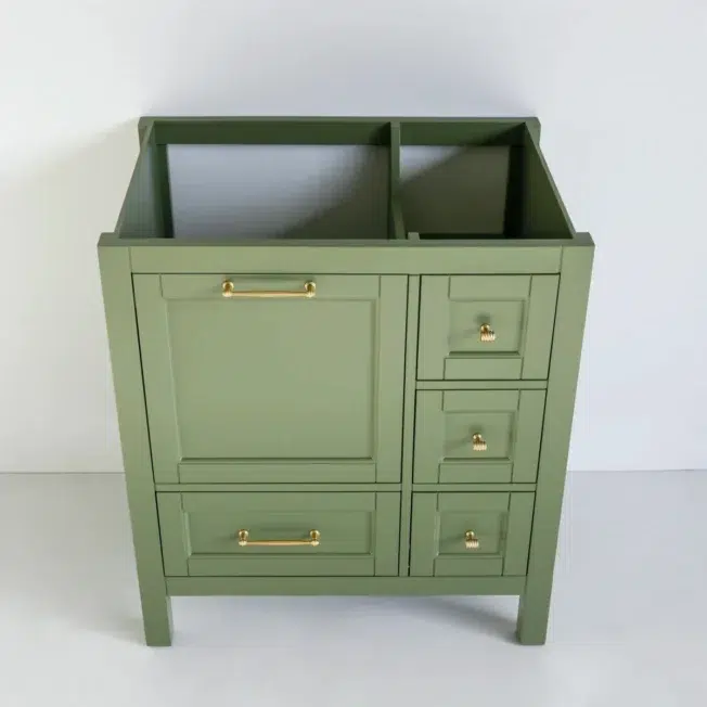 30 Inch Green Selena Bathroom Vanity - Image 6