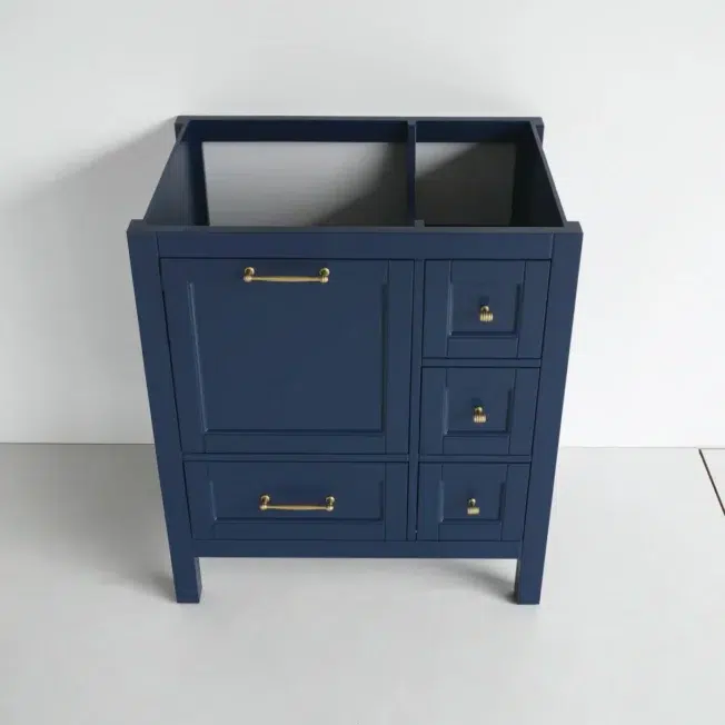 30 Inch Navy Blue Selena Bathroom Vanity - Image 4