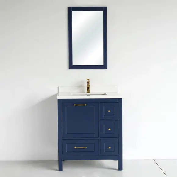 30-Inch Navy Blue Selena Bathroom Vanity