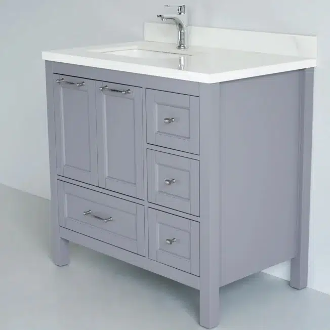 36 Inch Gray Selena Bathroom Vanity