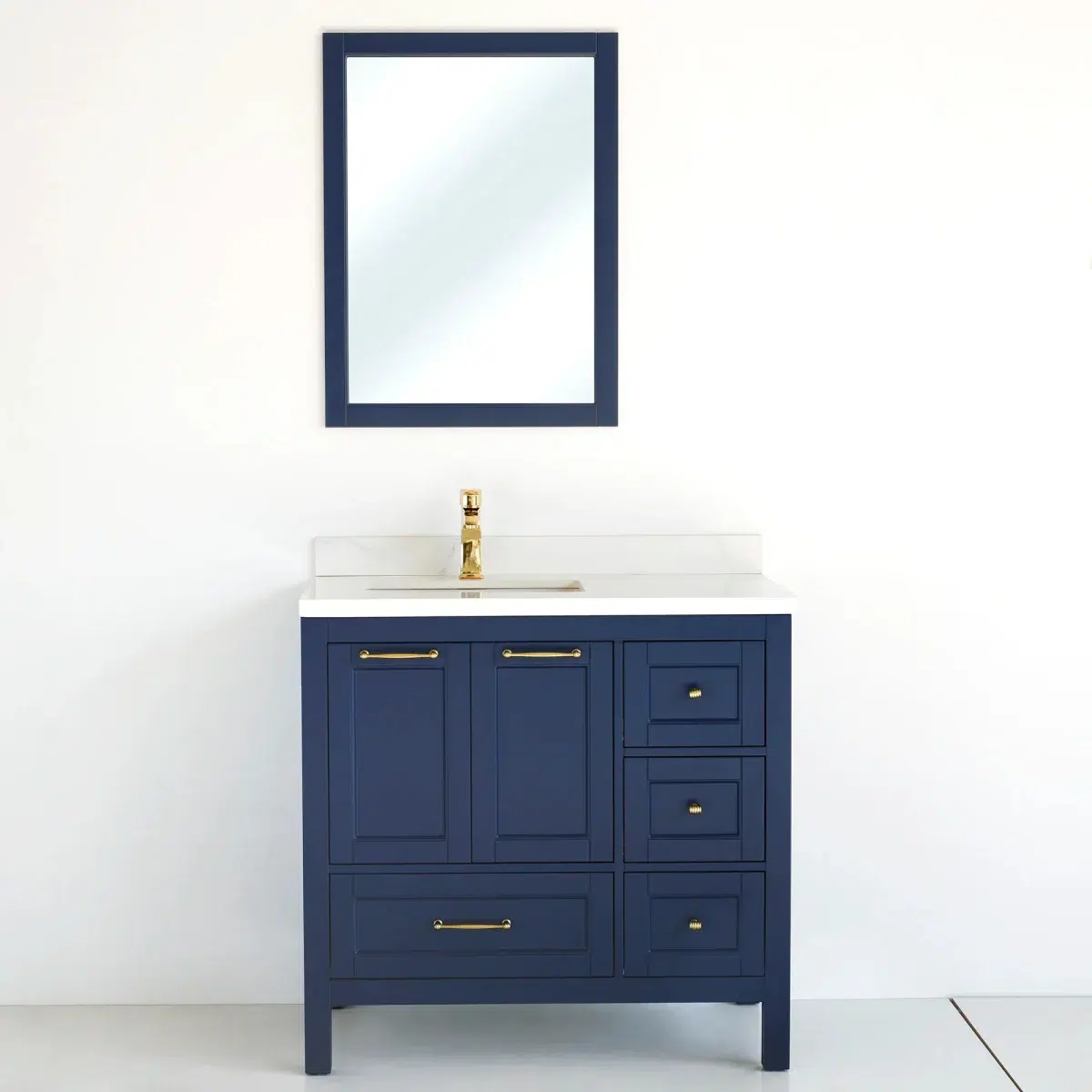 36 Inch Navy Blue Selena Bathroom Vanity