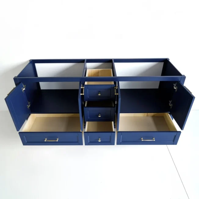 72 Inch Navy Blue Selena Bathroom Vanity - Image 6