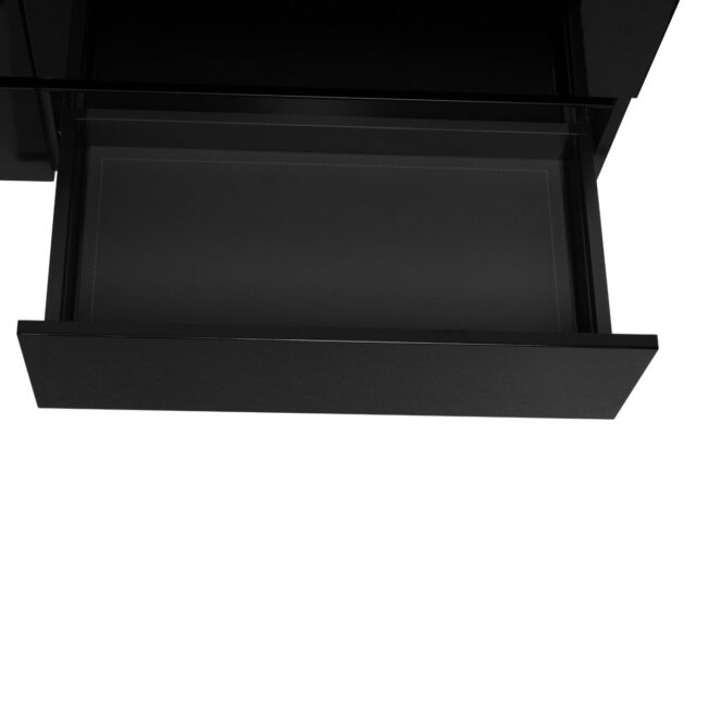 60 Inch High Gloss Black Veneto Floating Bathroom Vanity - Image 5