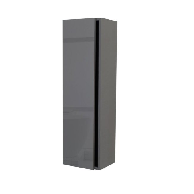 24 Inch High Gloss Anthracite Veneto Floating Bathroom Vanity - Image 9